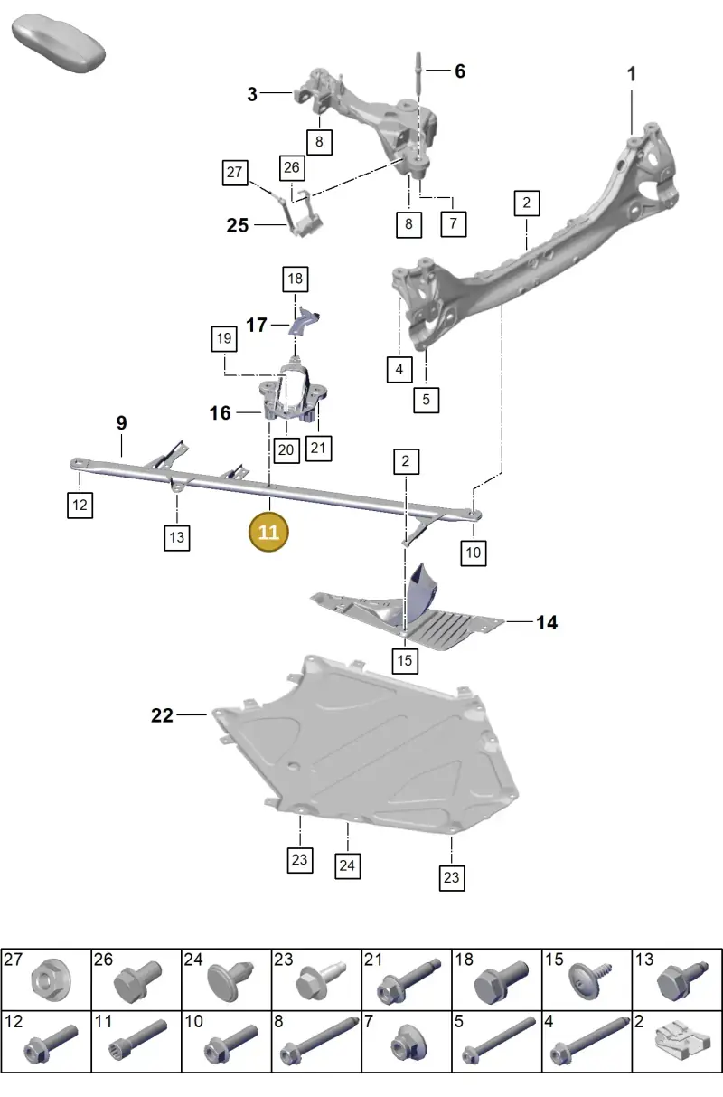 PAF909417 Porsche Screw