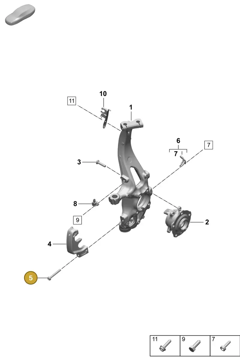 PAF910329 Porsche Screw
