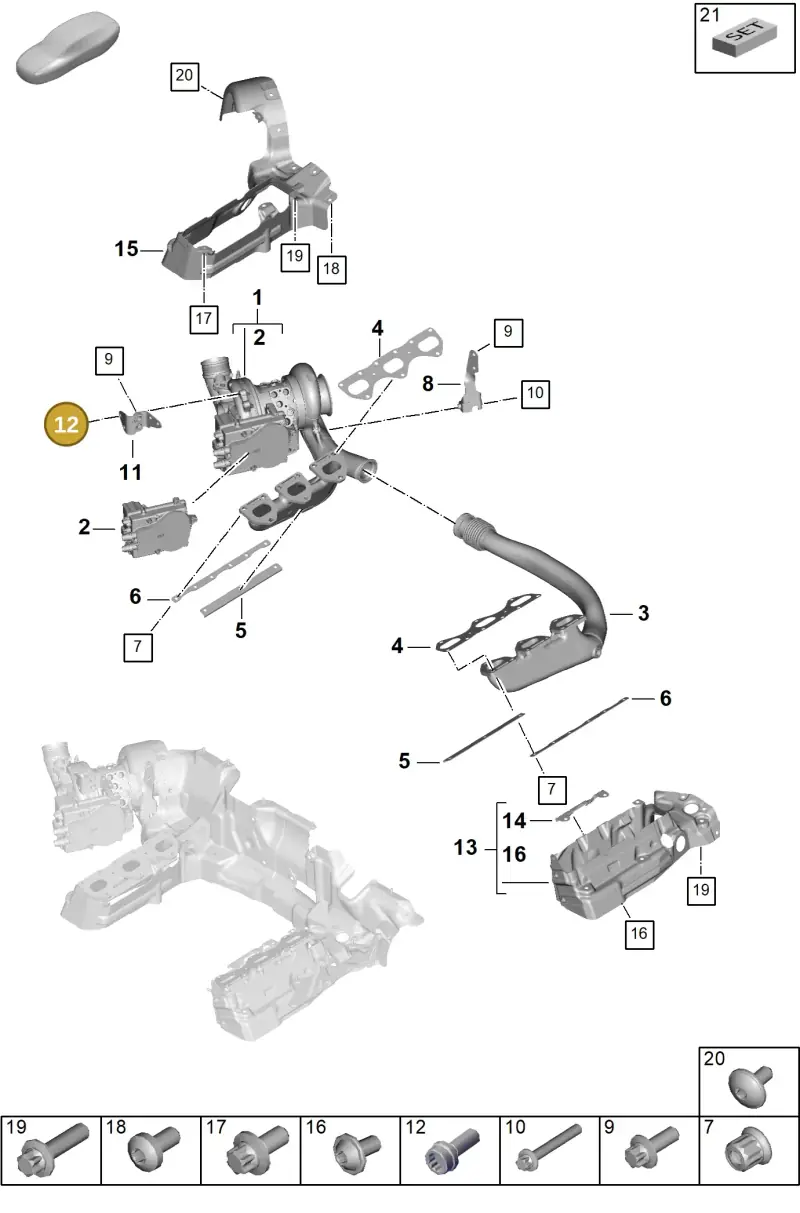 PAF910488 Porsche Screw