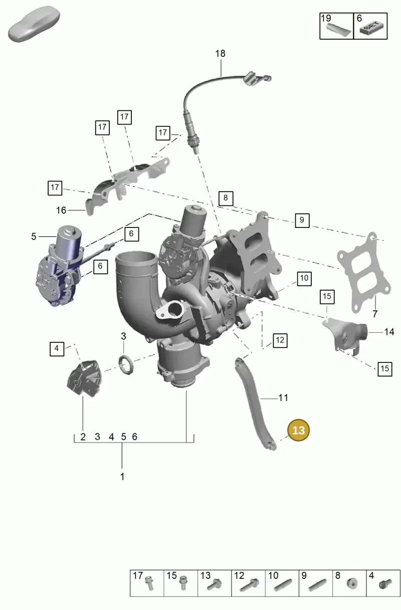 PAF911049 Porsche Screw