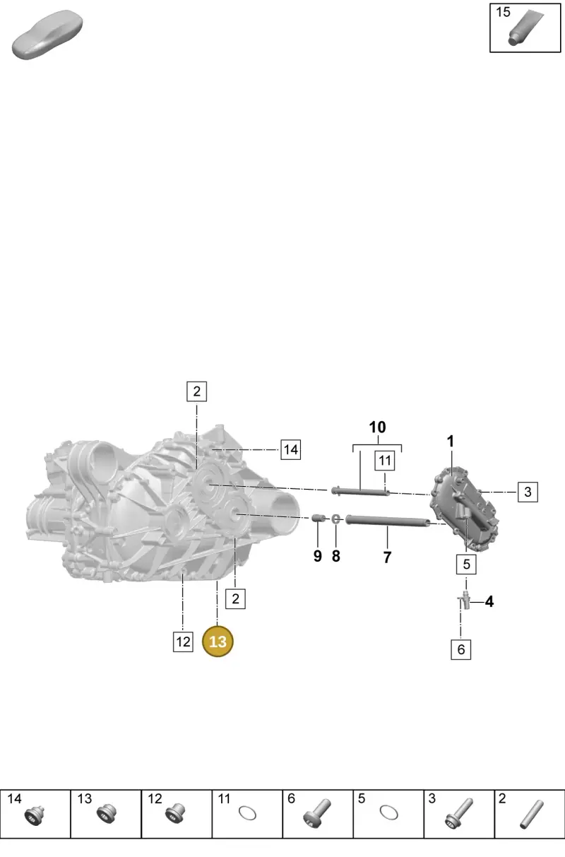 PAF911662 Porsche Seal Bolt (Combination)