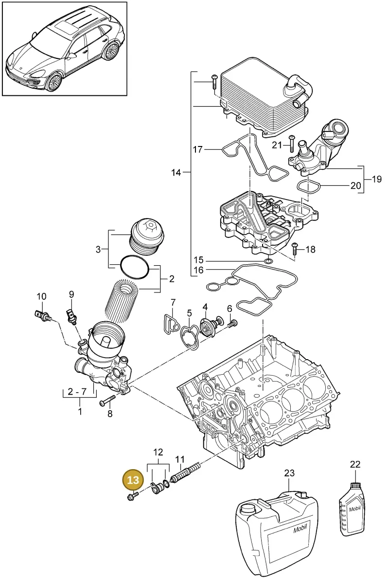 PAF911804 Porsche Hexalobular Flange Screw