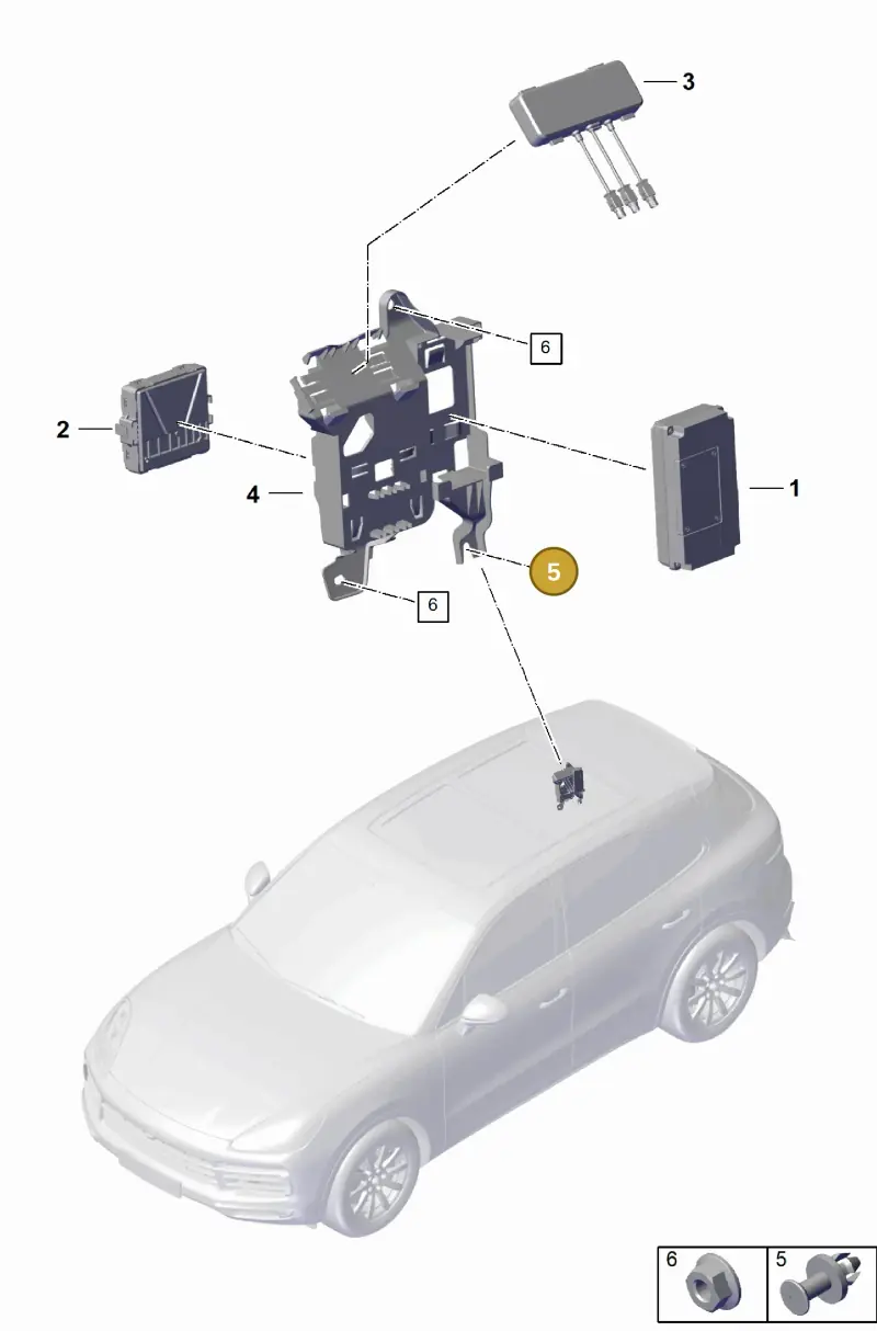 PAF911829 Porsche Spreader Rivet
