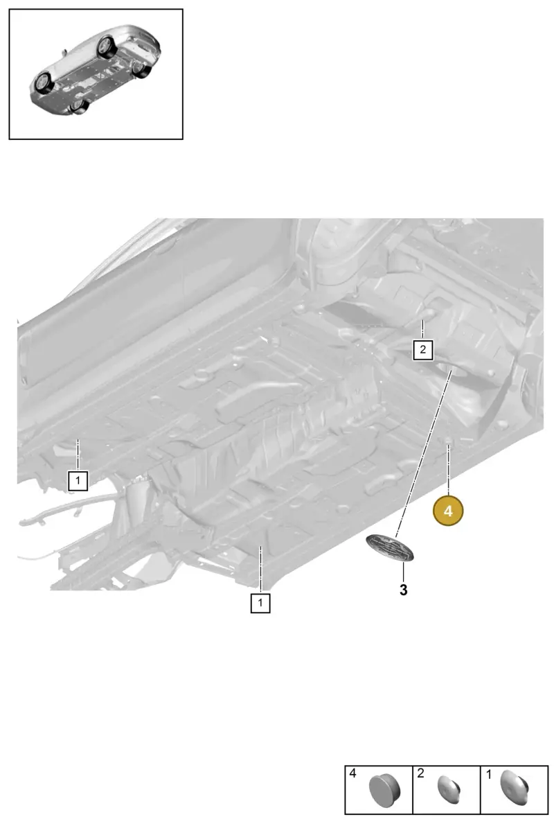 PAF912681 Porsche Bungs