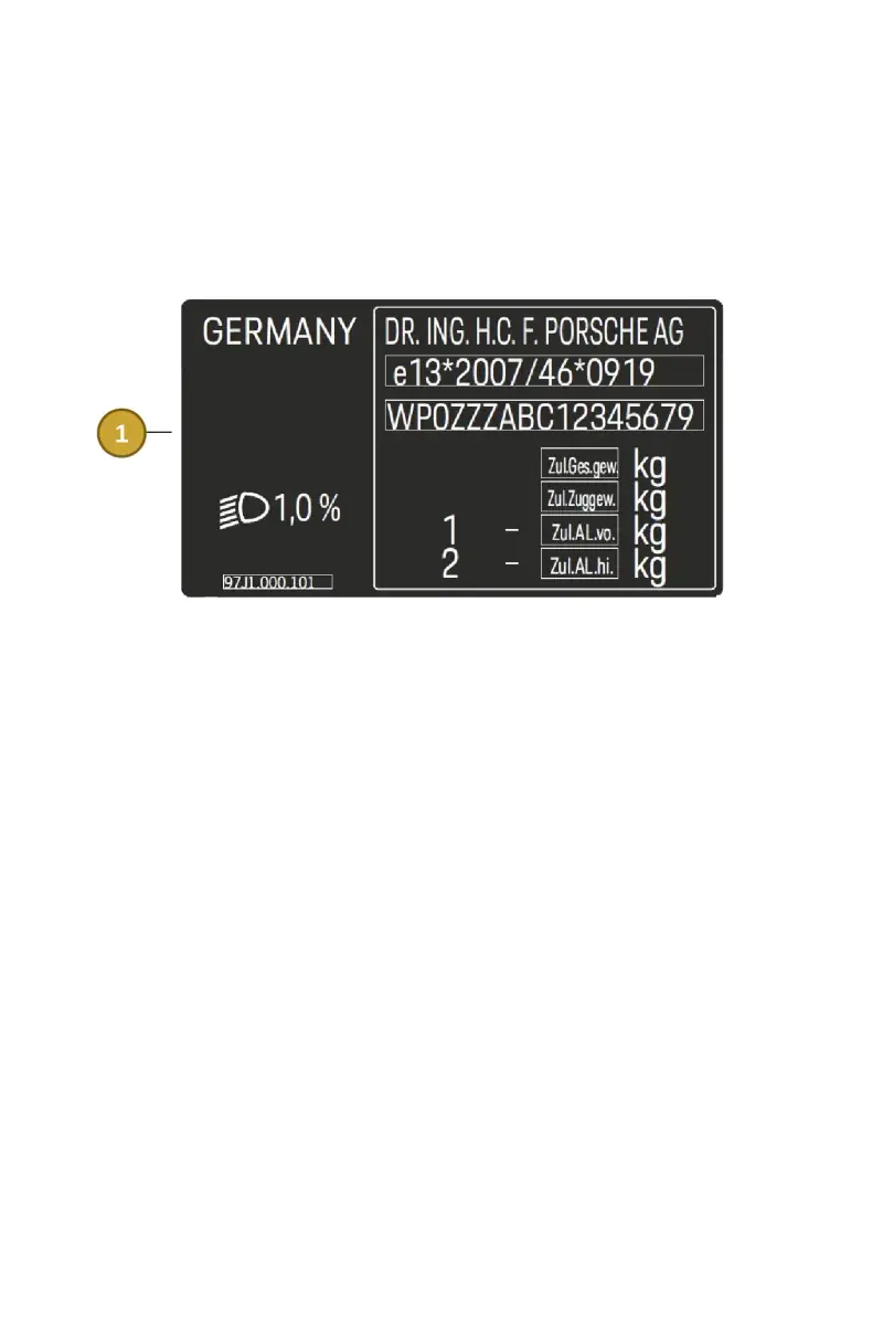 V04015001CG Porsche Sticker