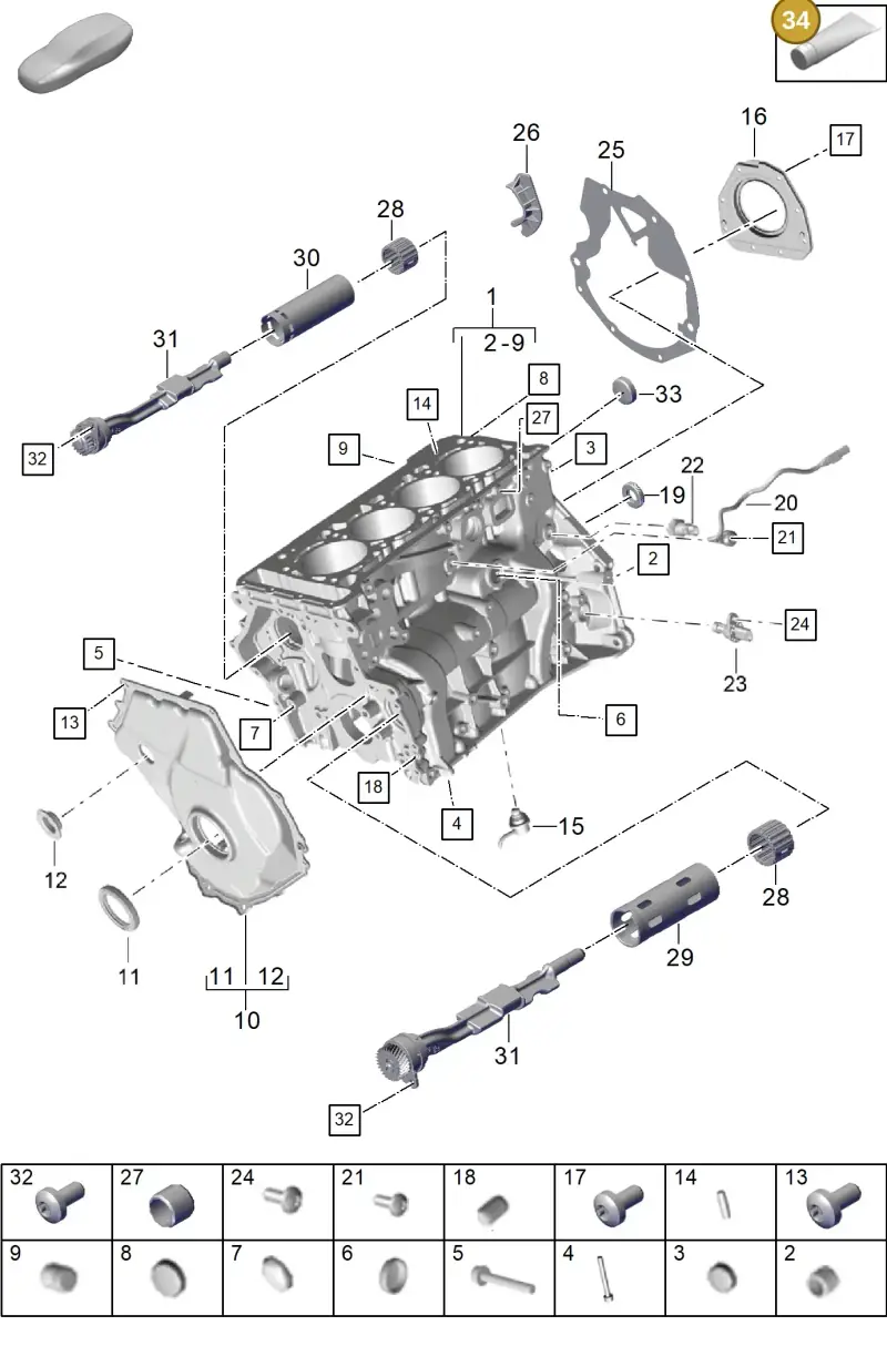 V04015005G Porsche Sealant