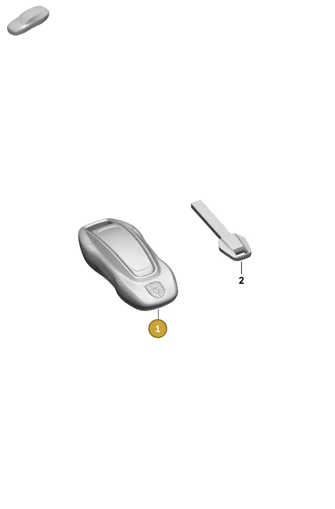 V04015853BQ Porsche Handheld Transmitter