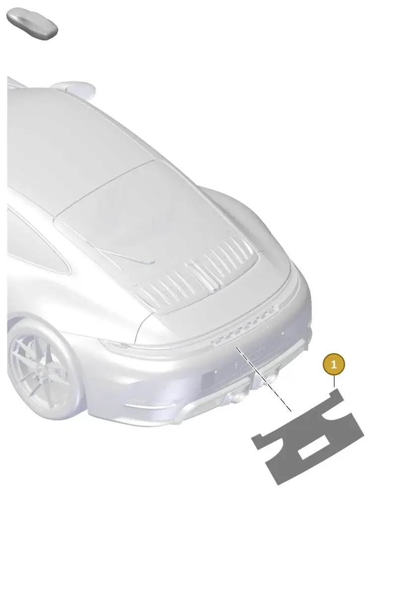 V04016003EC Porsche Assembly Aid for Lettering