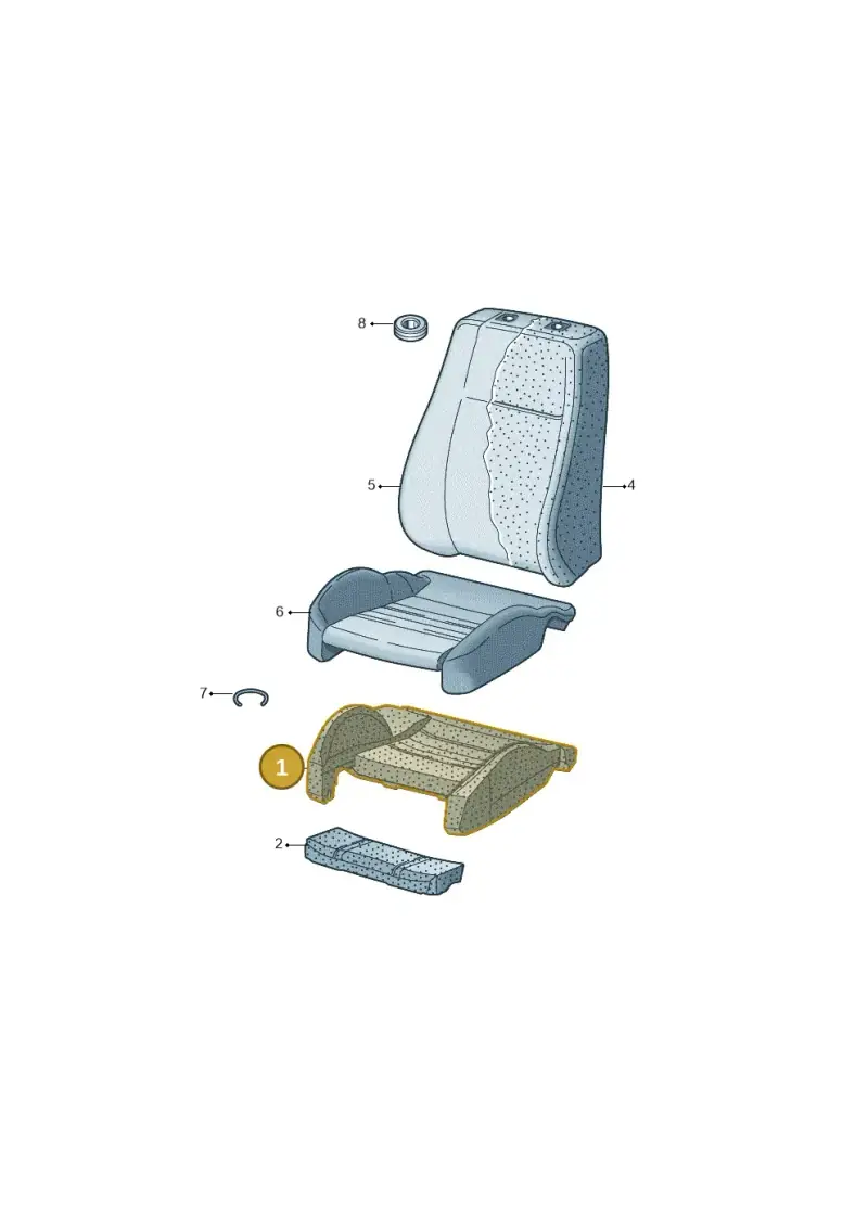 V04017001AF Porsche Repair Set for Seat Heater