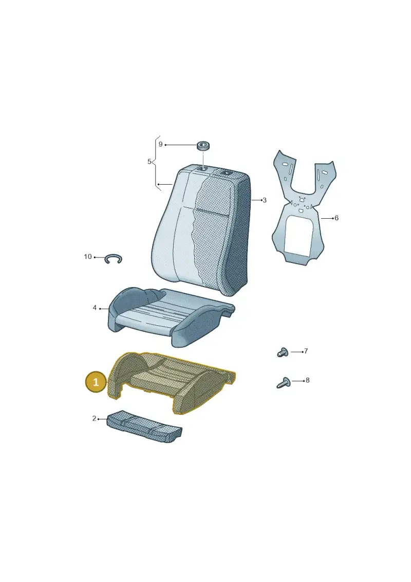 V04017001AH Porsche Repair Set for Seat Heater