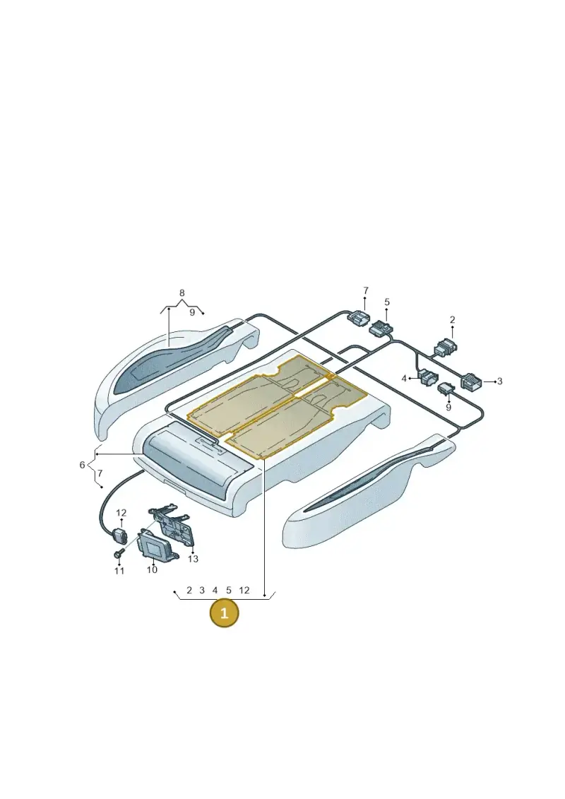 V04017001AN Porsche Repair Set for Seat Heater