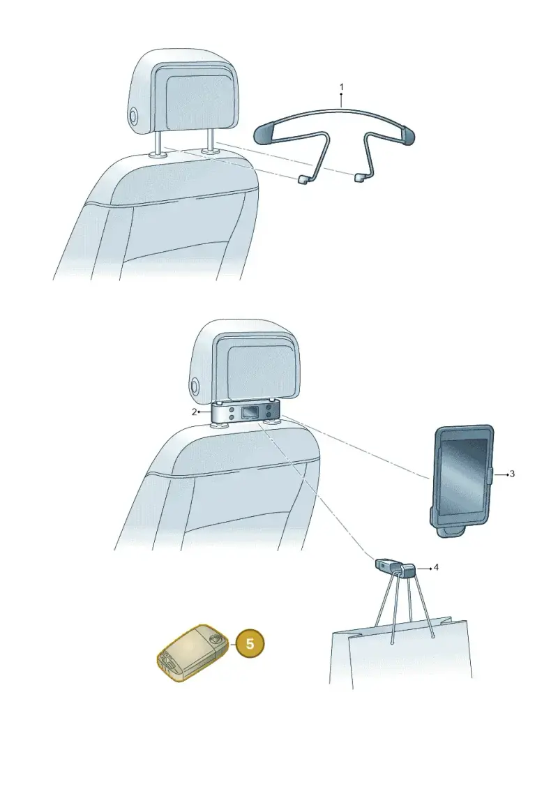 3V0087012A Skoda Key Cover