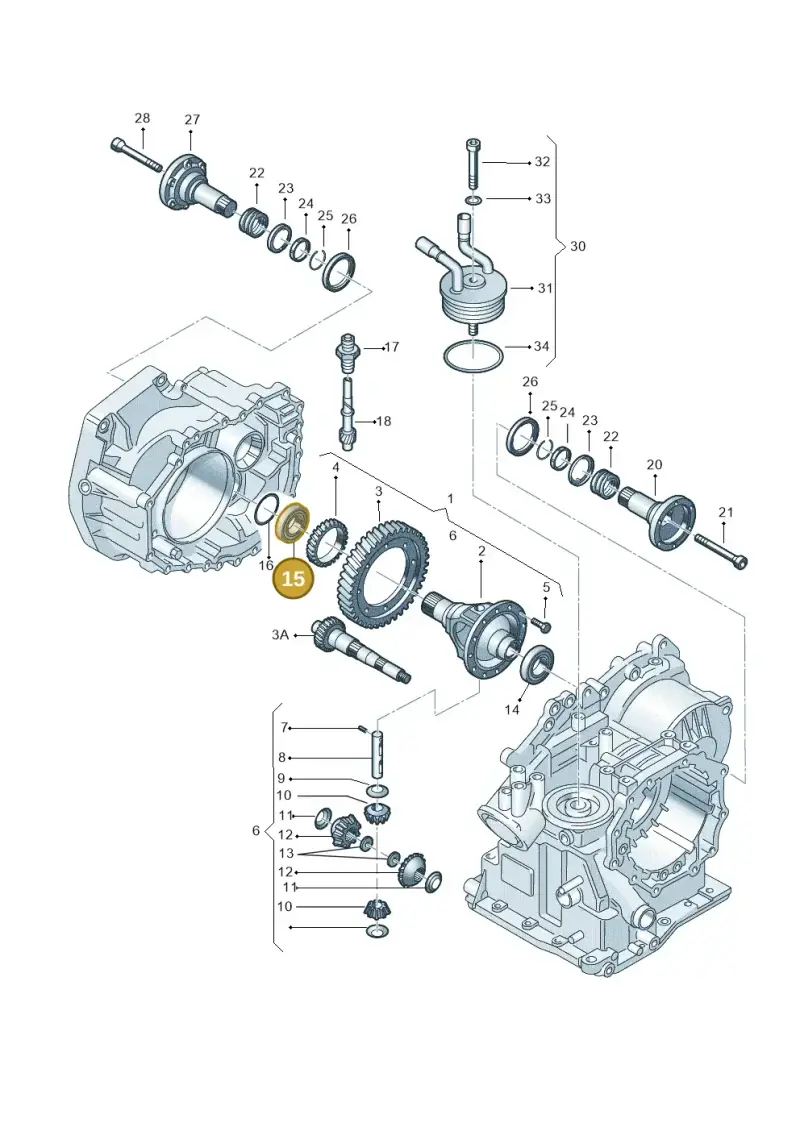 001517185 Volkswagen Taper Roller Bearing