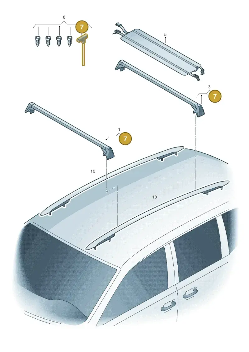 1T0860097 Volkswagen Code Key