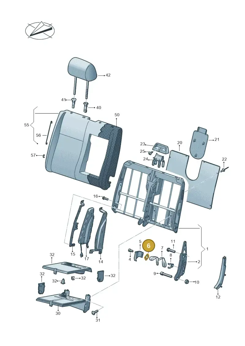 7H0883835 Volkswagen Tensioner