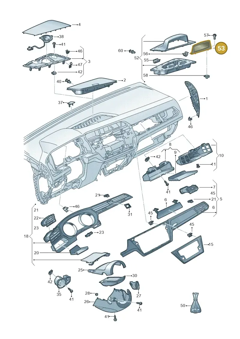 JKV863260 Volkswagen Trim