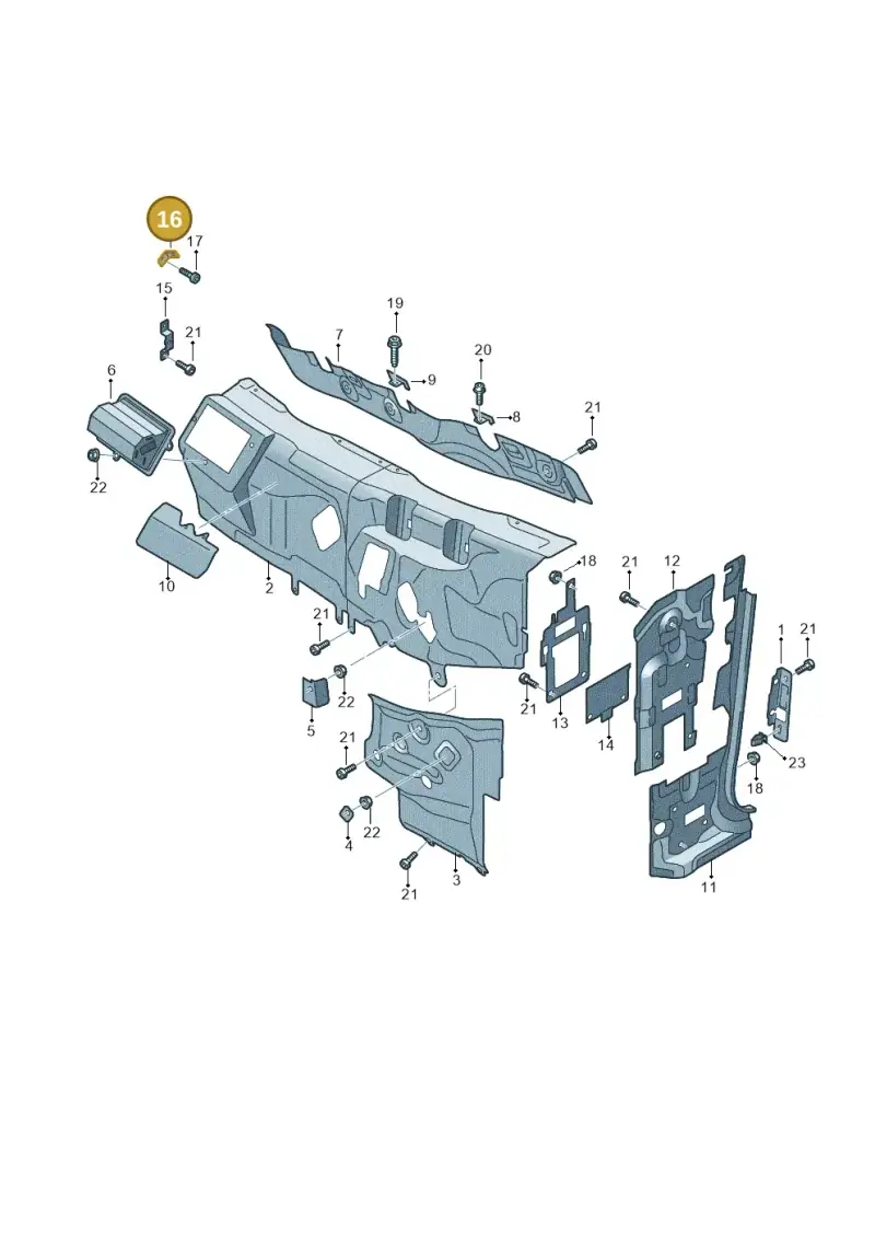 JNV809126 Volkswagen Bracket