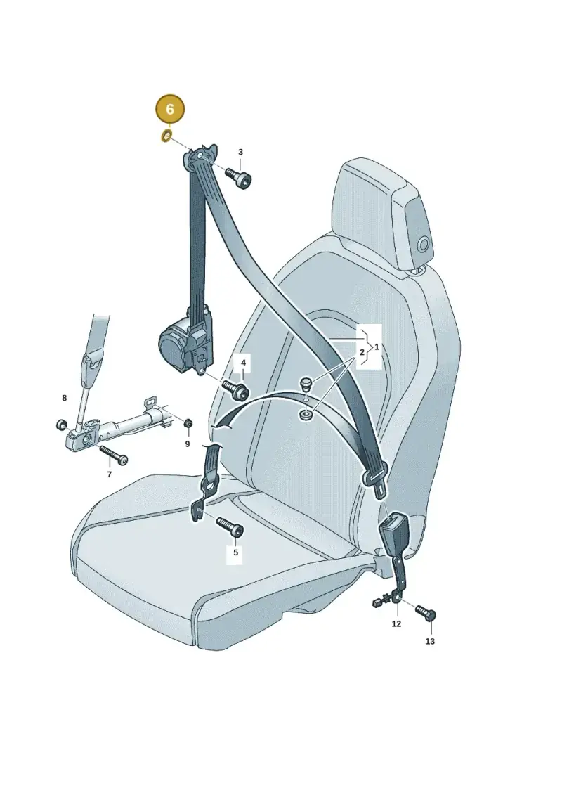 N0115465 Volkswagen Washer