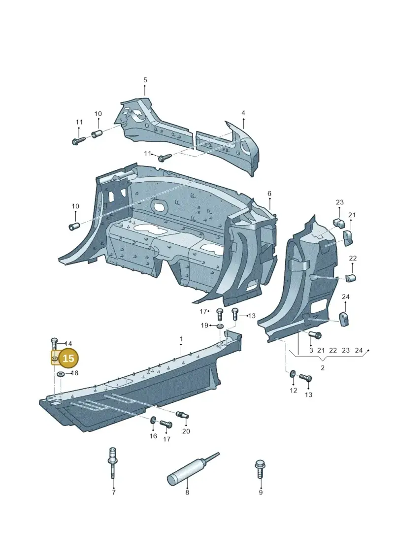 N0154029 Volkswagen Washer