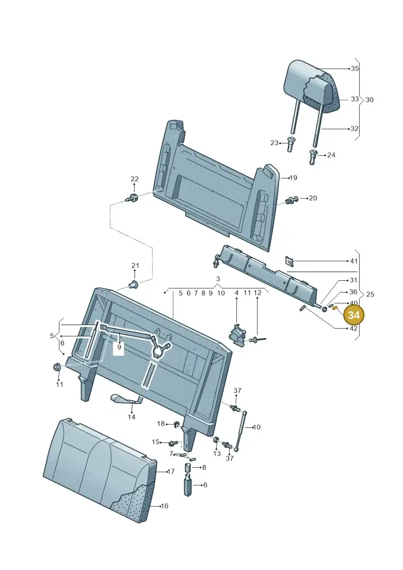 N0232901 Volkswagen Spring Pin