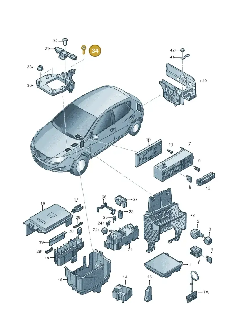 N10184203 Volkswagen Hexagon Collared Bolt
