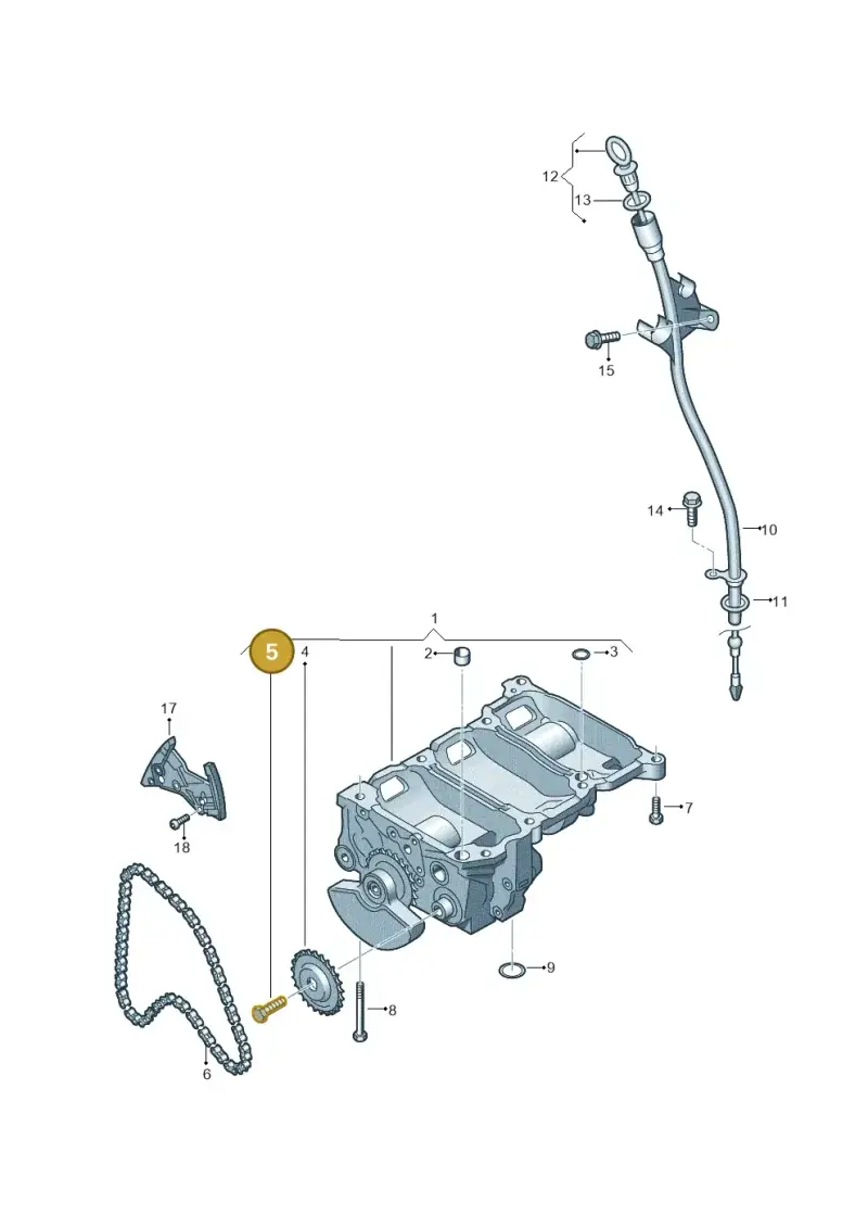 N10315605 Volkswagen Hexagon Bolt