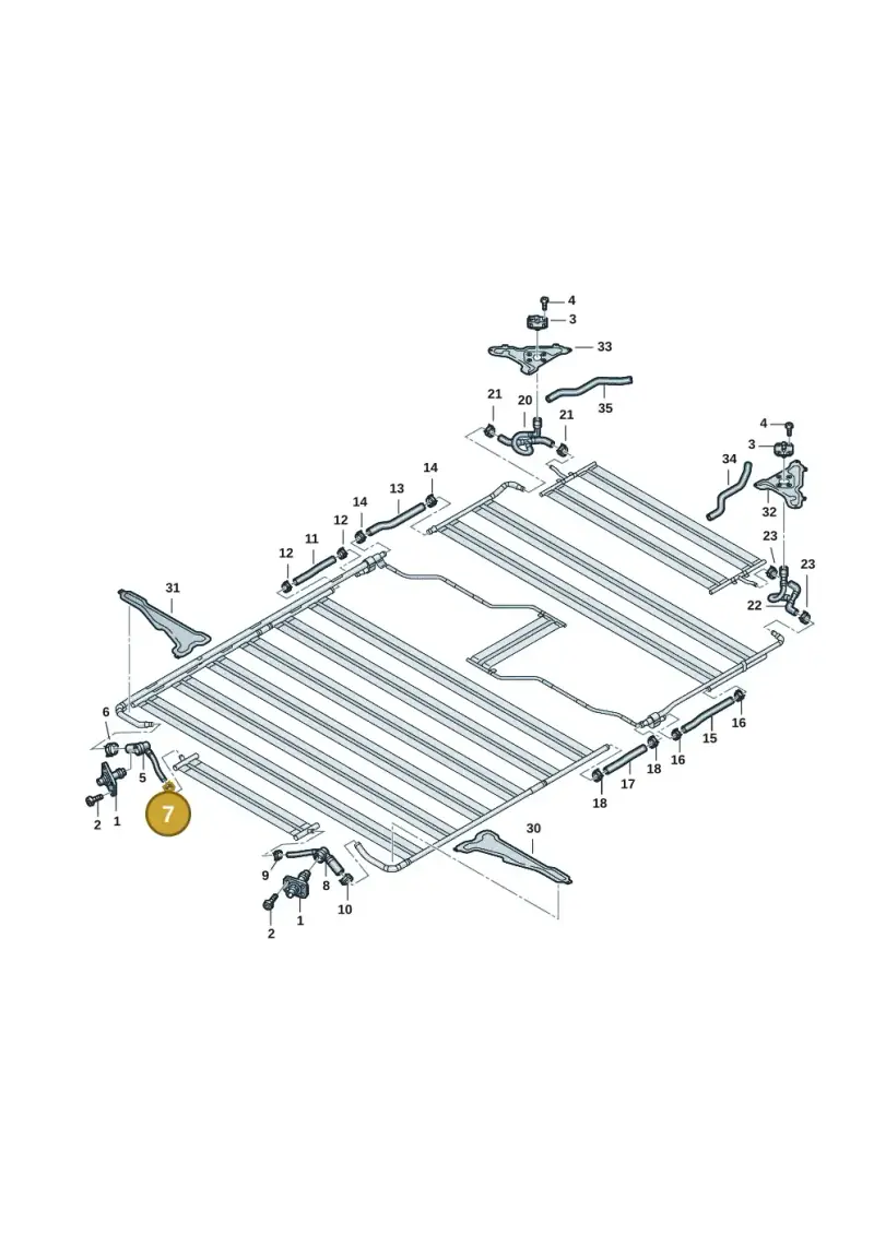 N10464901 Volkswagen Clamping