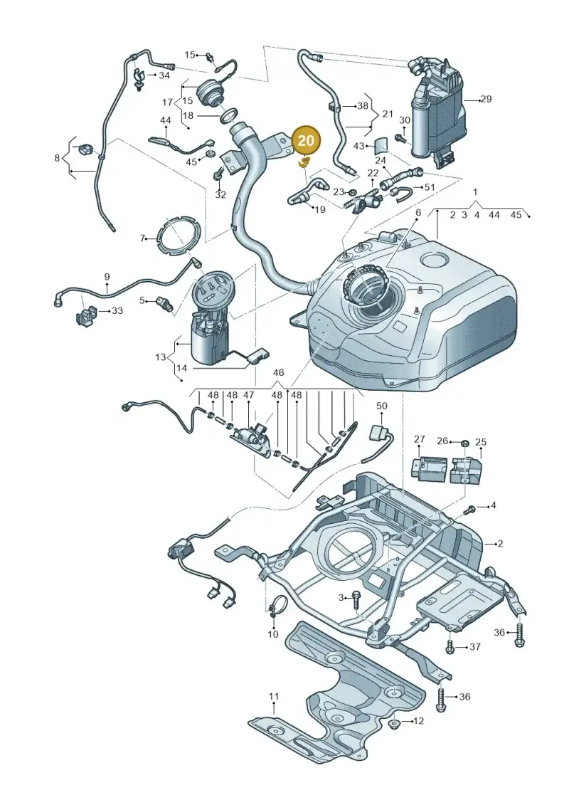 N10522701 Volkswagen Bracket