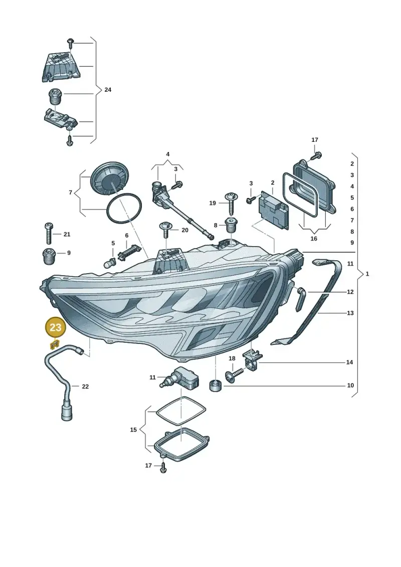 N10551802 Volkswagen Combination Holder