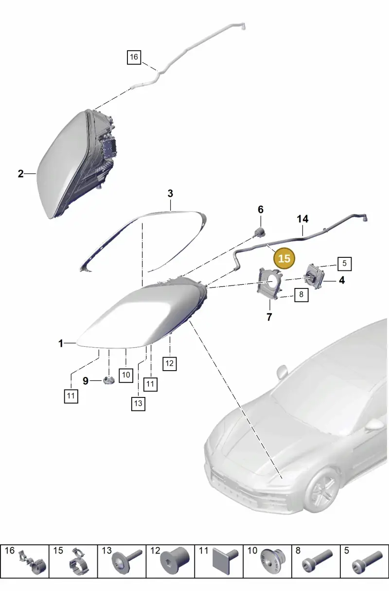 N10625501 Volkswagen Hose Bracket