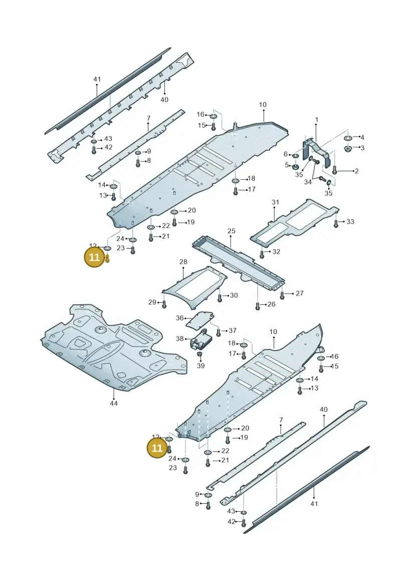 N10632104 Volkswagen Hexagon Socket Head Bolt