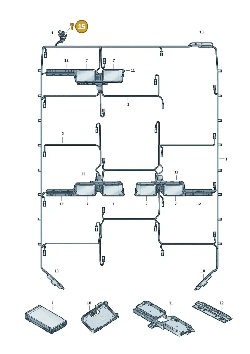 N10662102 Volkswagen Hexagon Socket Flat Head Bolt