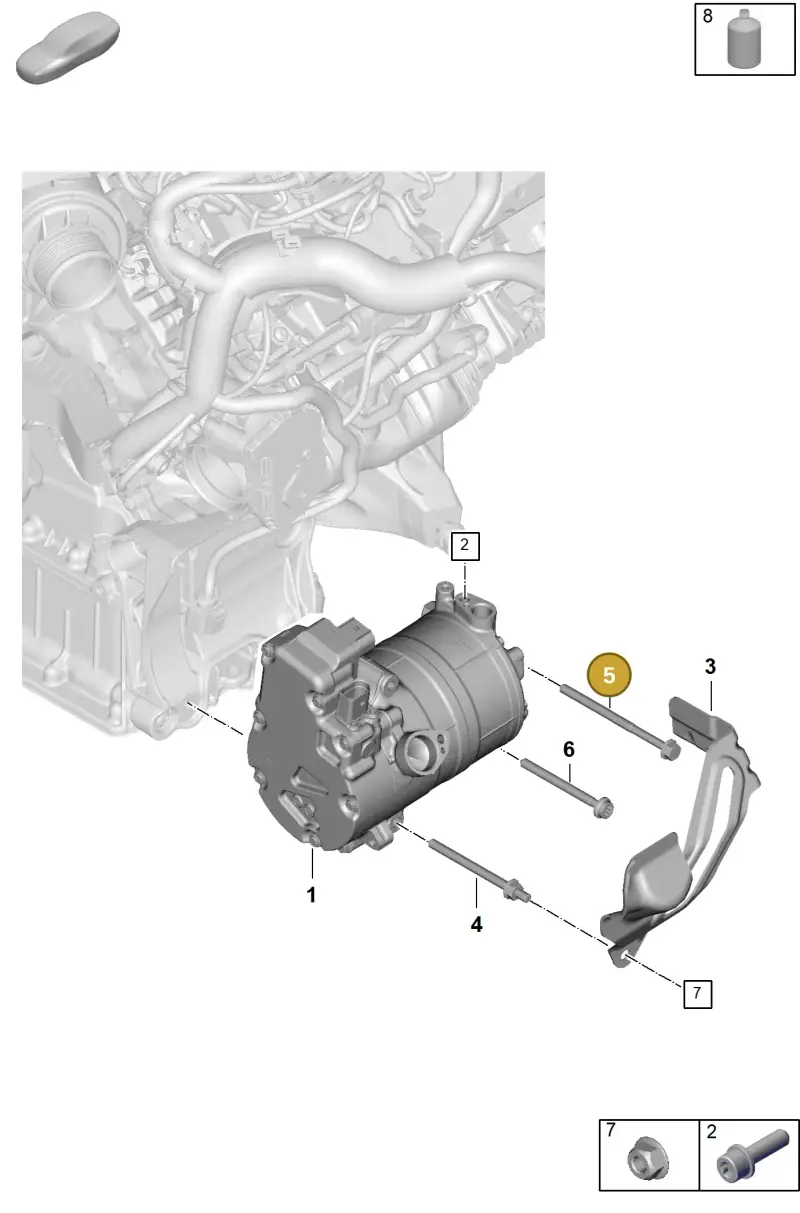 N10709401 Volkswagen Hexagon Head Bolt (Combi)