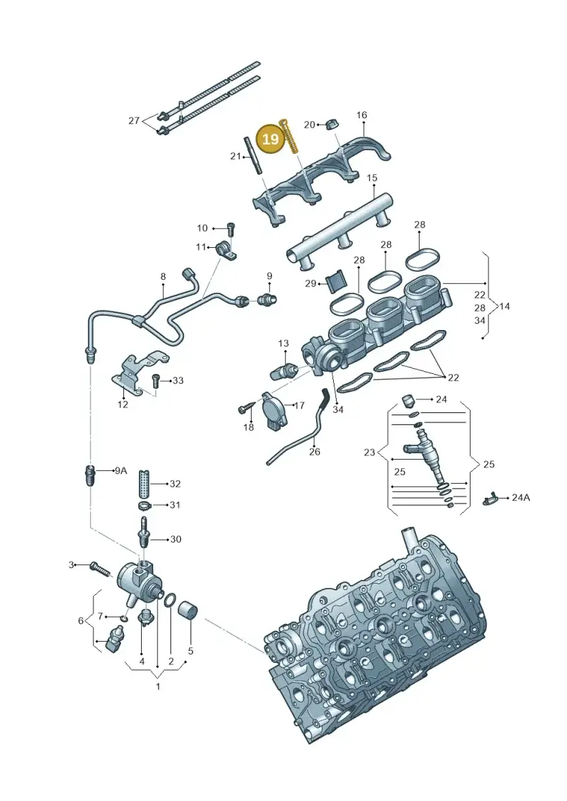 N10731401 Volkswagen Screw