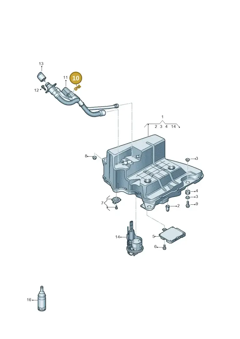 N10824501 Volkswagen Clip