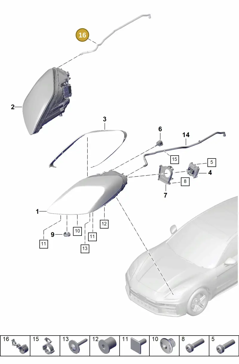 N10839901 Volkswagen Combination Holder