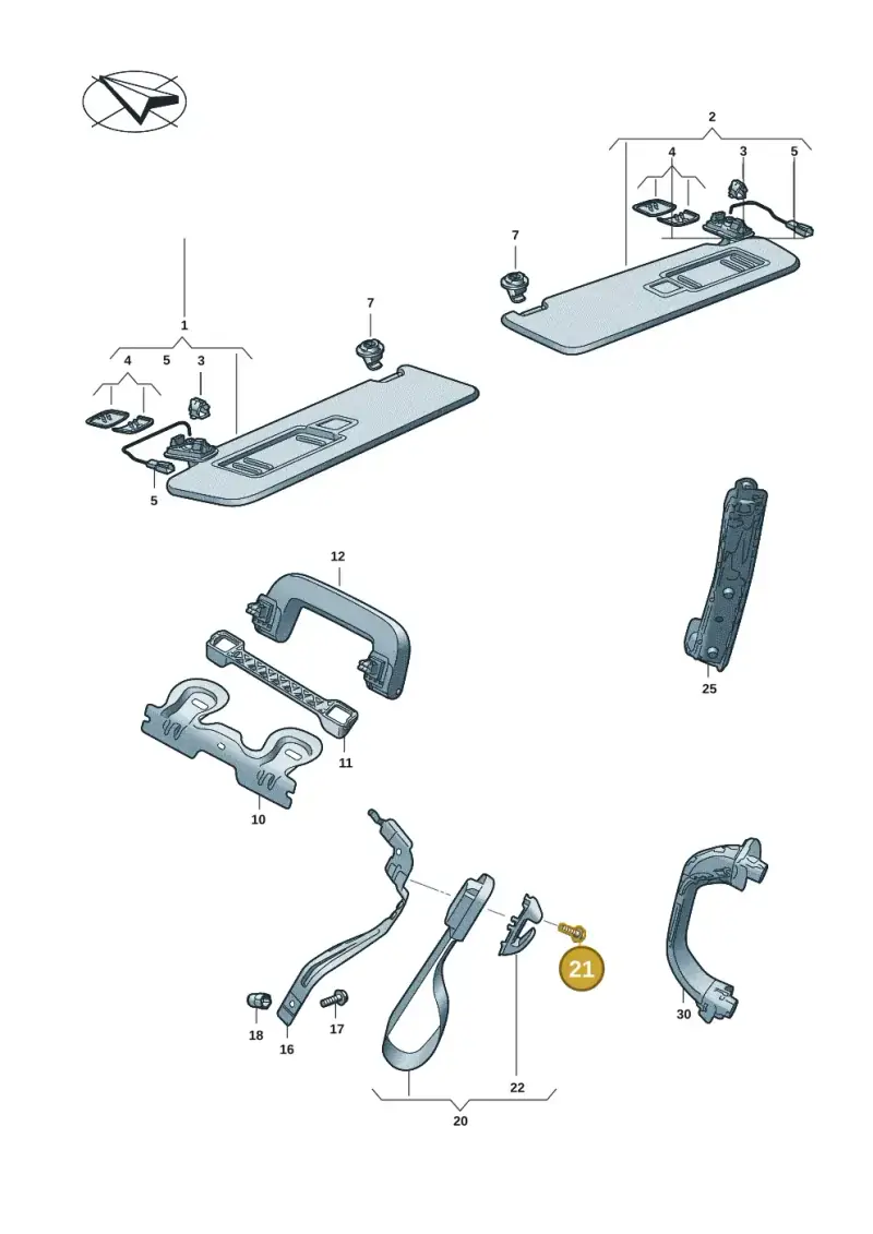 N10873001 Volkswagen Countersunk Bolt