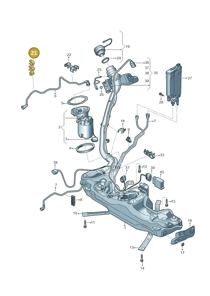 N10899901 Volkswagen Combination Holder