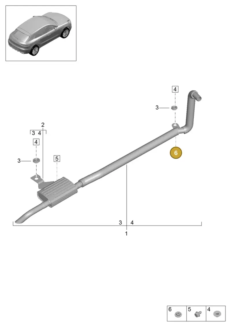N90132605 Volkswagen Hexagon Nut with Washer