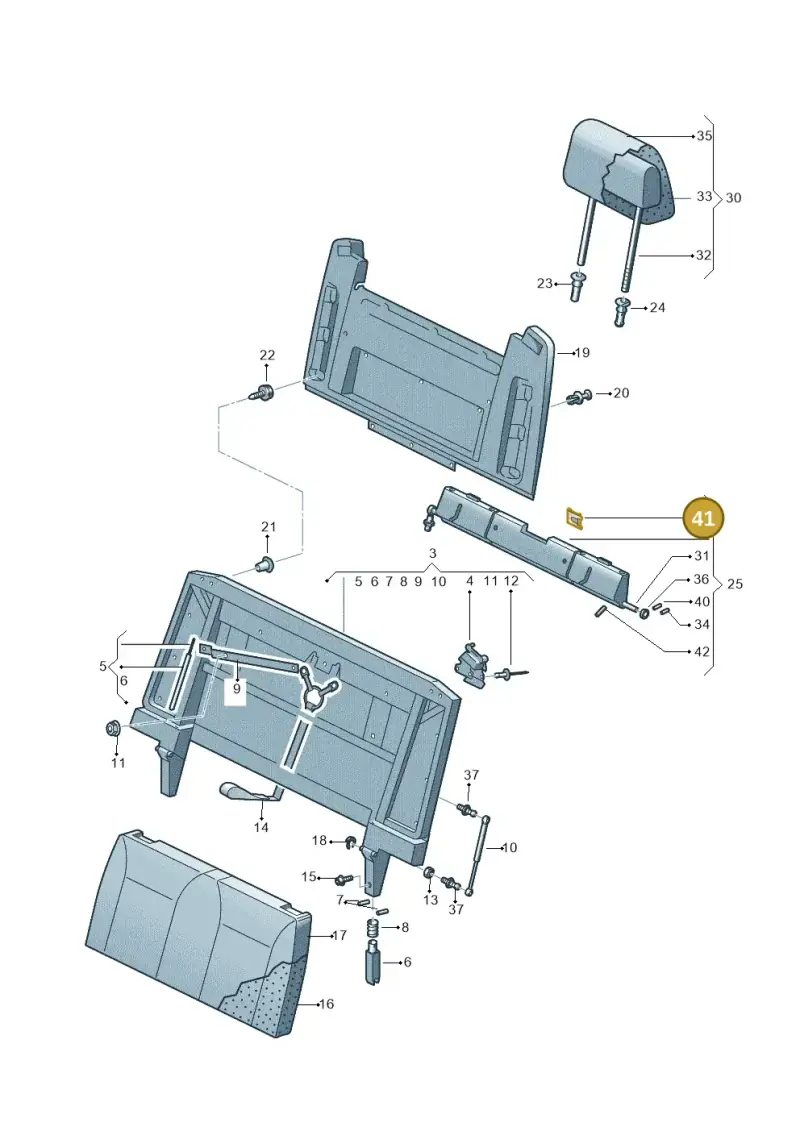 N90254701 Volkswagen Retaining Washer