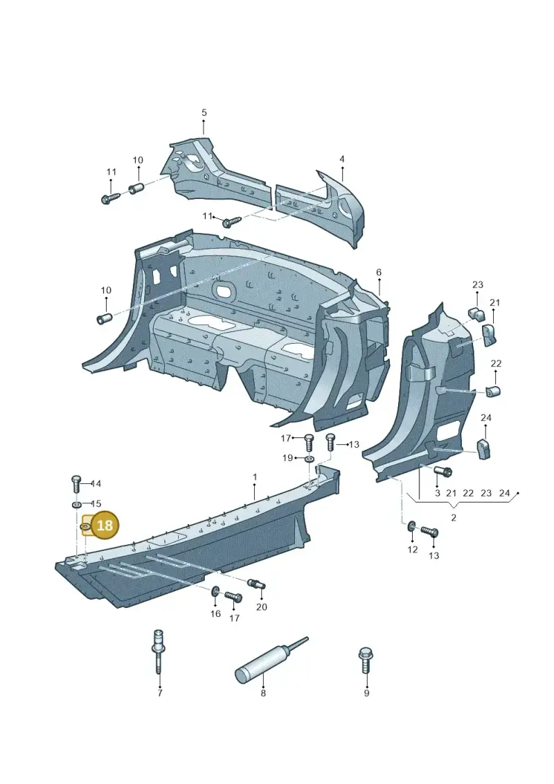 N90315205 Volkswagen Washer