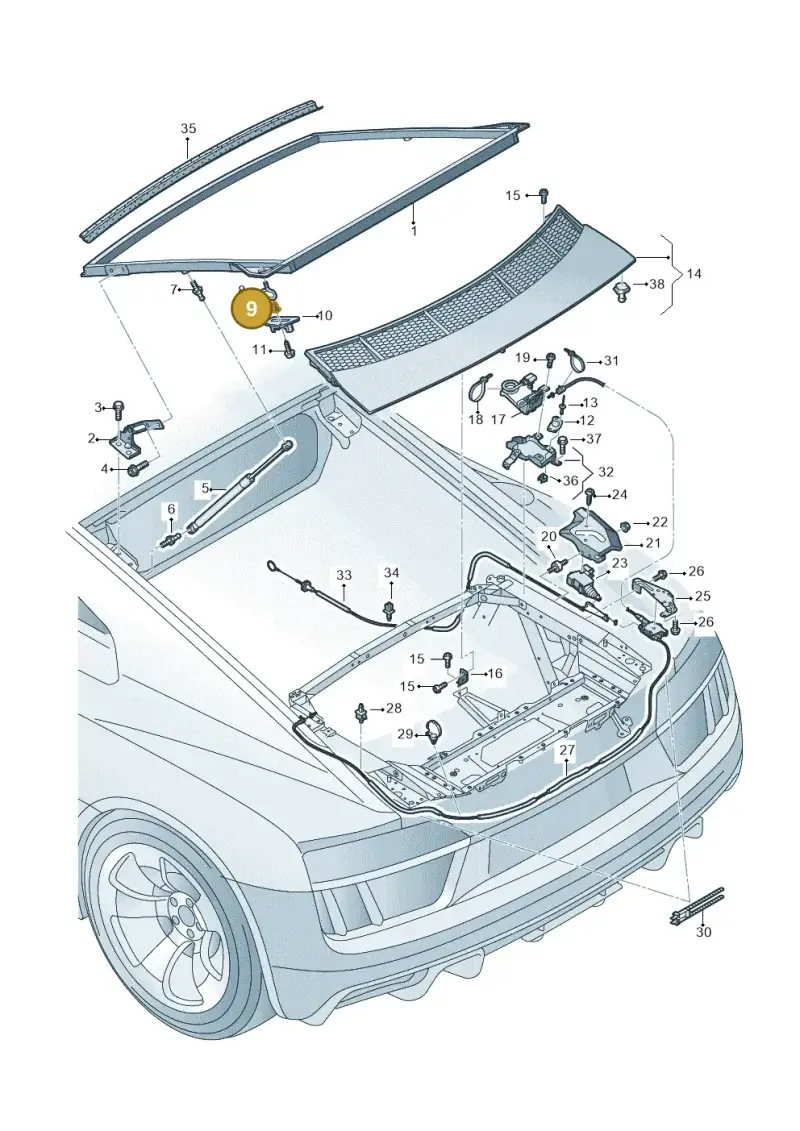N90338703 Volkswagen Expanding Nut
