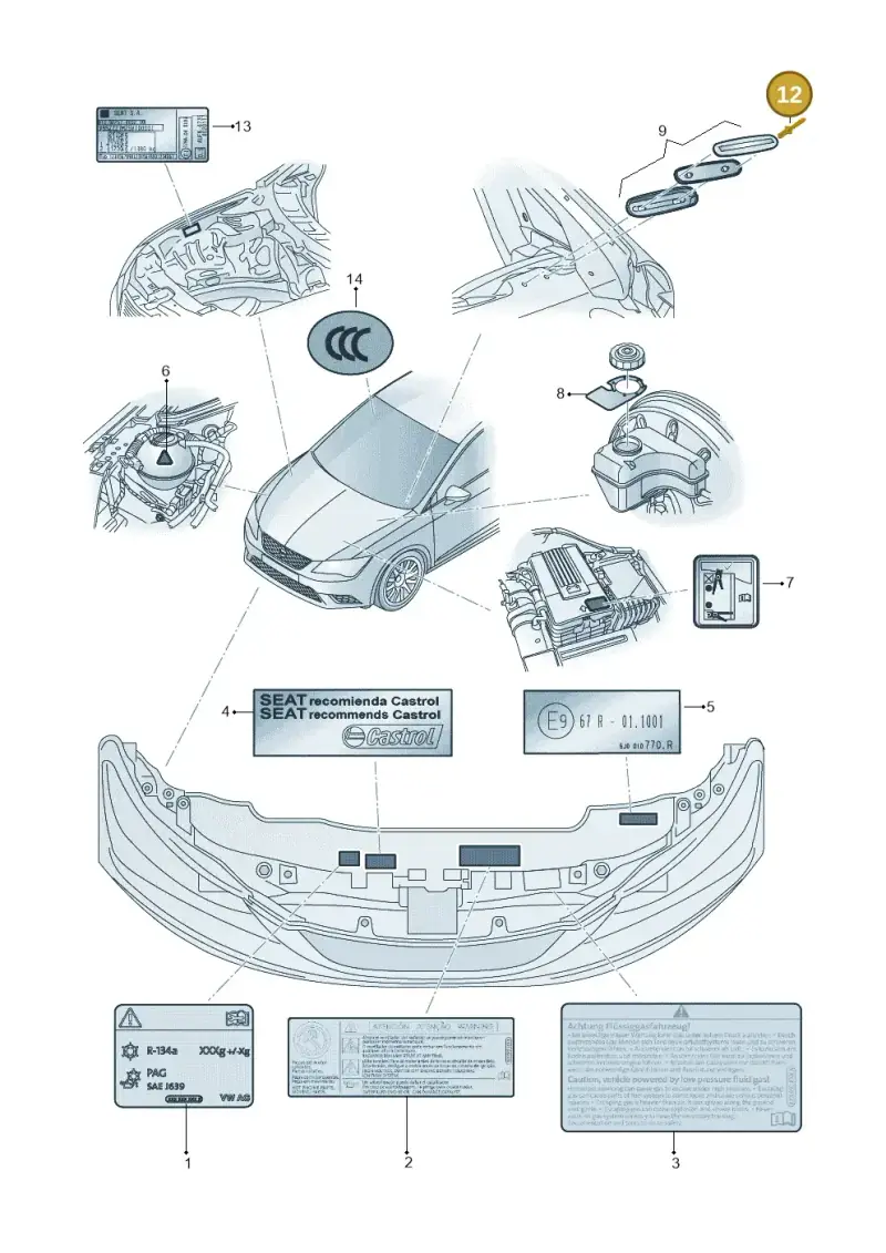 N90437601 Volkswagen Pop Rivet
