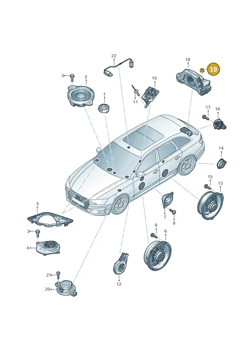N90486102 Volkswagen Hexagon Nut with Washer