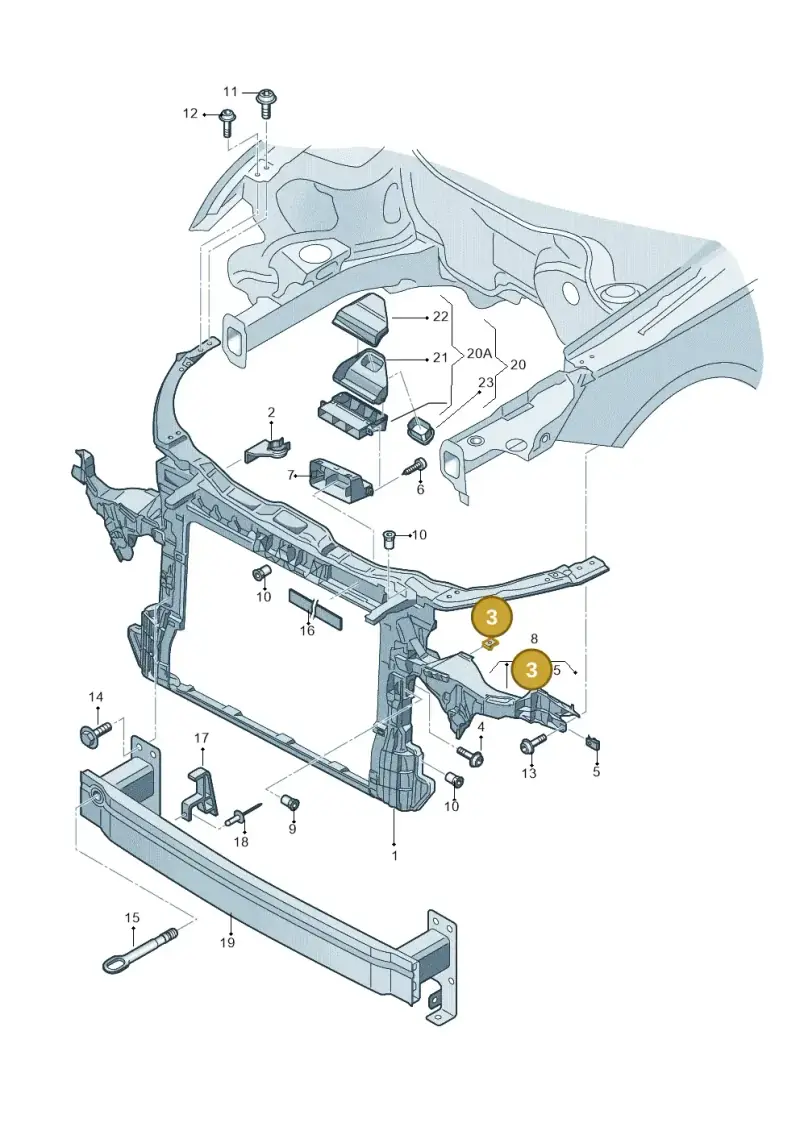 N90609102 Volkswagen Speed Nut