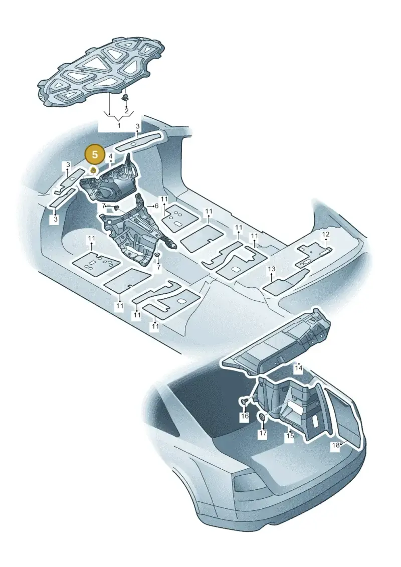 N90641901 Volkswagen Hexagon Nut