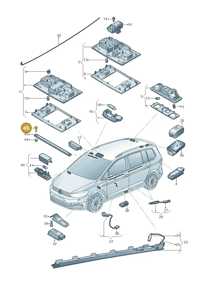 N90659901 Volkswagen Oval Hexagon Socket Head Bolt