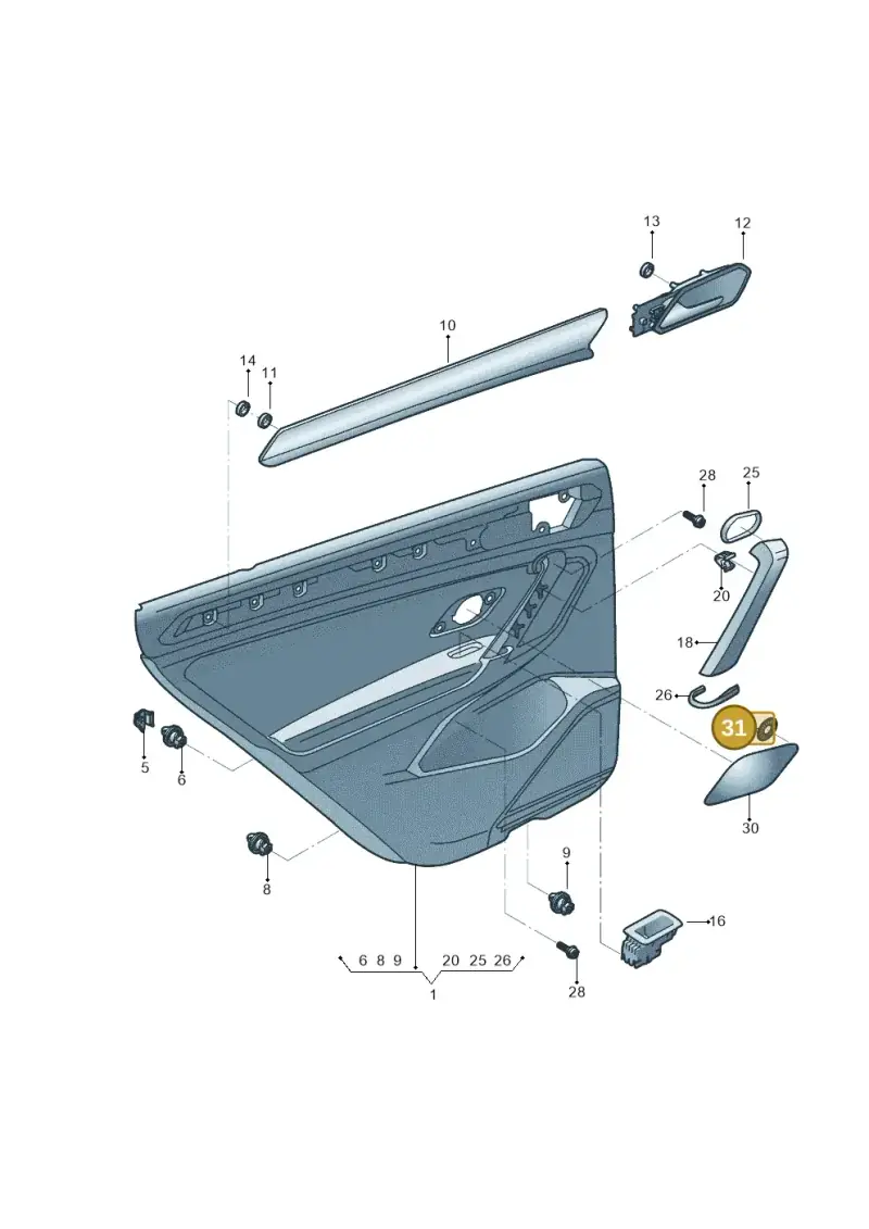 N90687802 Volkswagen Clamping Washer