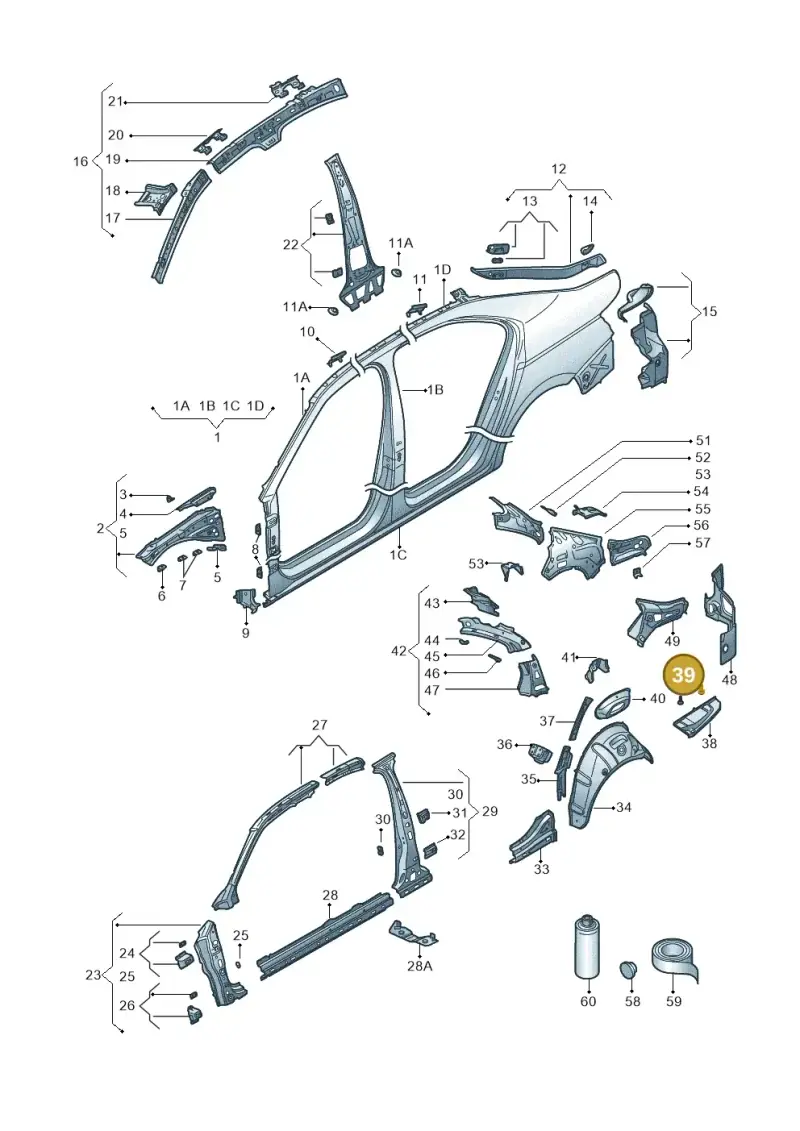 N90714704 Volkswagen Weld Screw