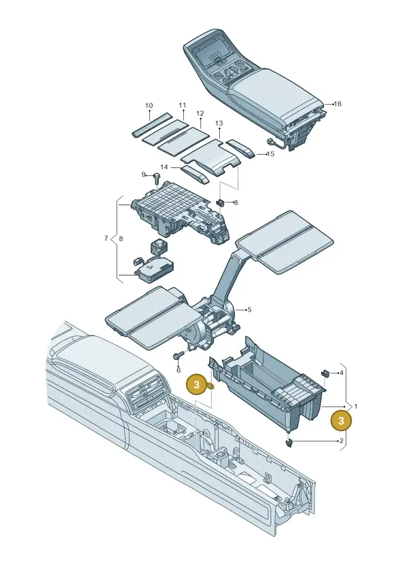 N90731301 Volkswagen Clip U-Shaped